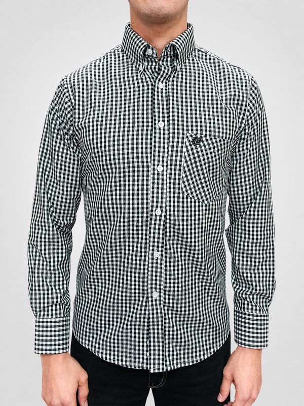 Camisa Thompson (Negro/blanco)