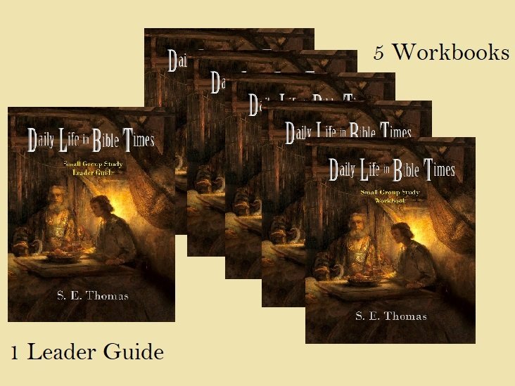 10% OFF! Daily Life in Bible Times Small Group Study Set of 5 Workbooks &amp; 1 Leader Guide