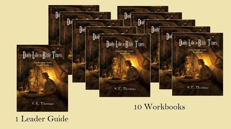 15% Off! Daily LIfe in Bible TImes Small Group Study (1 Leader Guide &amp; 10 Workbooks)