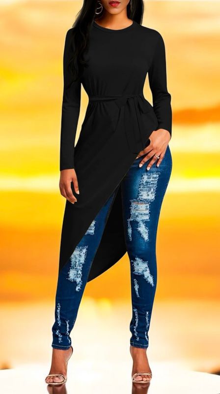 MAXI BLUSA NEGRO