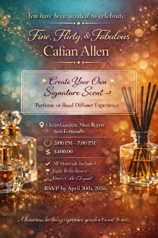 Cafian Birthday Sip n Scent