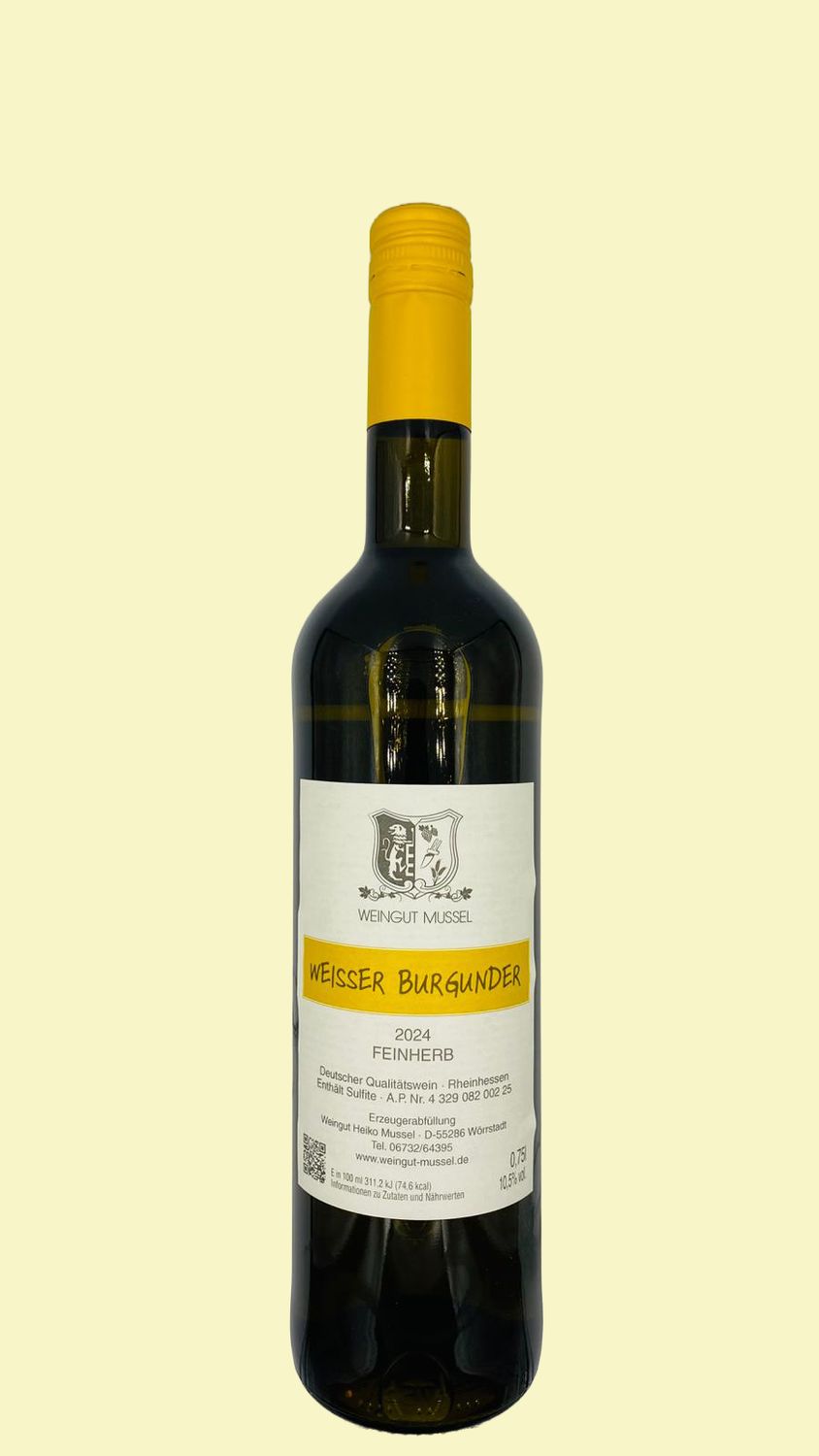 2024 Weißer Burgunder feinherb ( letzter Jahrgang ) 2024 Weißer Burgunder feinherb ( letzter Jahrgang )