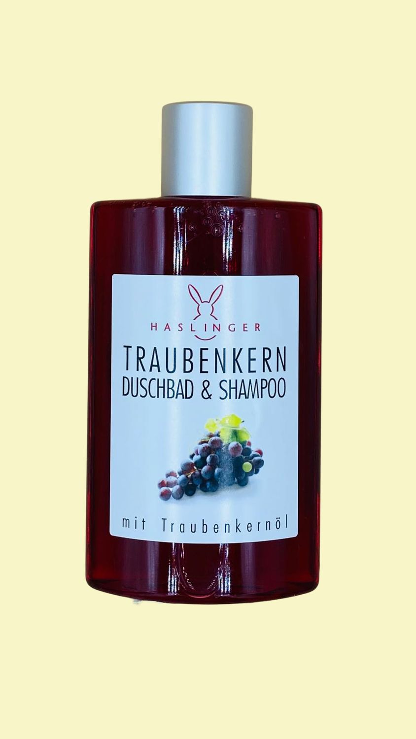 Traubenkern Duschbad und Shampoo