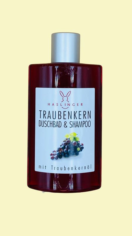 Traubenkern Duschbad und Shampoo