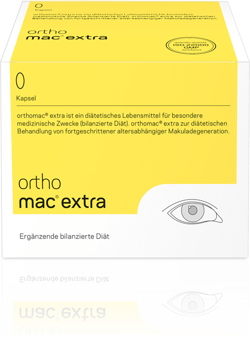 orthomac extra 120 Kapseln - Auge