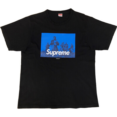 black and blue supreme shirt