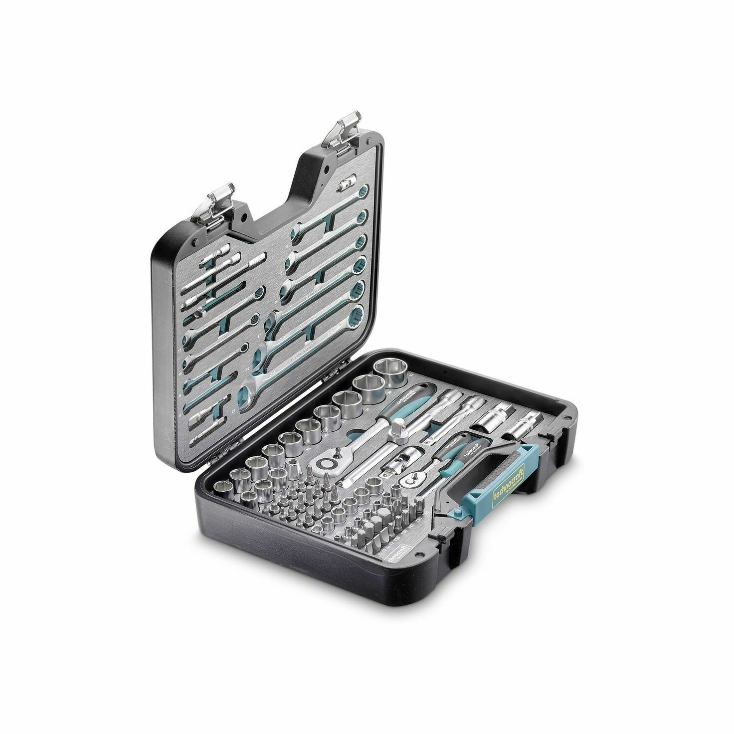 TECHNOCRAFT Steckschlüssel-Satz 1/4" + 1/2", 86-tlg