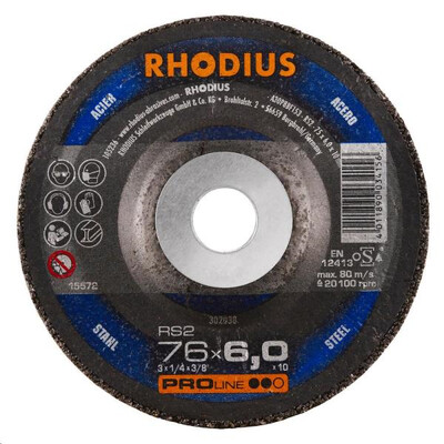 RS 2 Schruppscheibe 76x 6,0 x 10.0