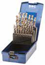 Bohrer-Kassette HSS-G 25-tlg. in ABS-Box (Kunststoff)