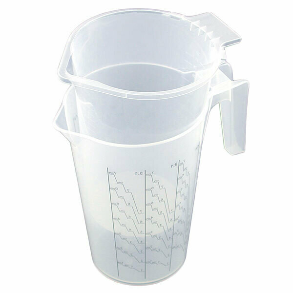 Mischbecher HSM mit Messskala,1850 ml transparent