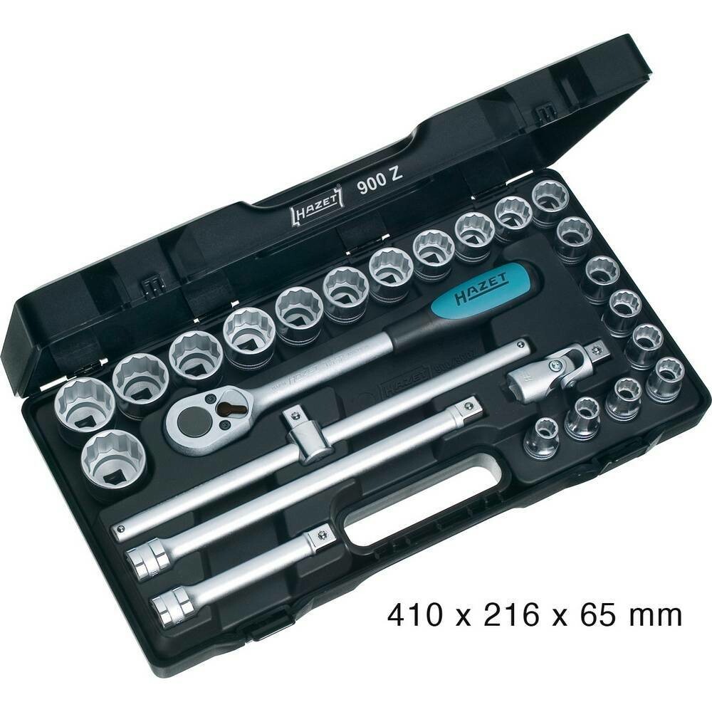 Steckschlüssel-Sätze HAZET SmartCase 1/2" 6-Kant