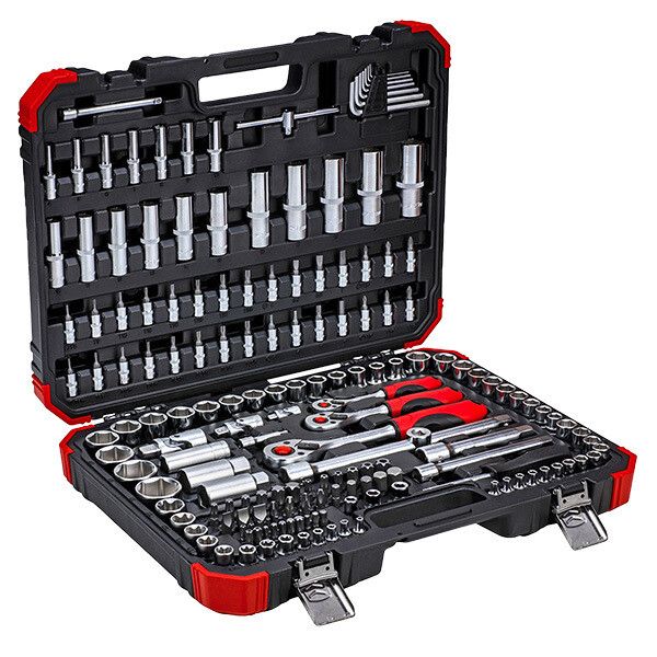 GEDORE red Steckschlüssel-Satz ¼ Zoll, 3/8 Zoll & ½ Zoll           172-teilig