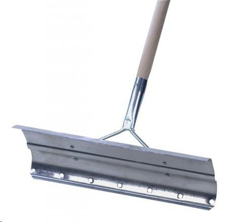 Schnee-und Schlammschieber mit Stiel 170cm, Blatt 20x50cm