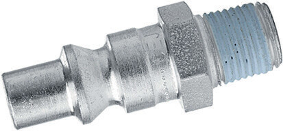 Stecknippel mit Außengewinde, 1/4" CH