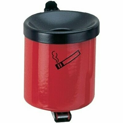 Wandascher D.90xH100mm rot m.Kippvorrichtung TKG