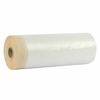 Malerfolie mit Klebeband Länge m: 33, Breite m: 0.55