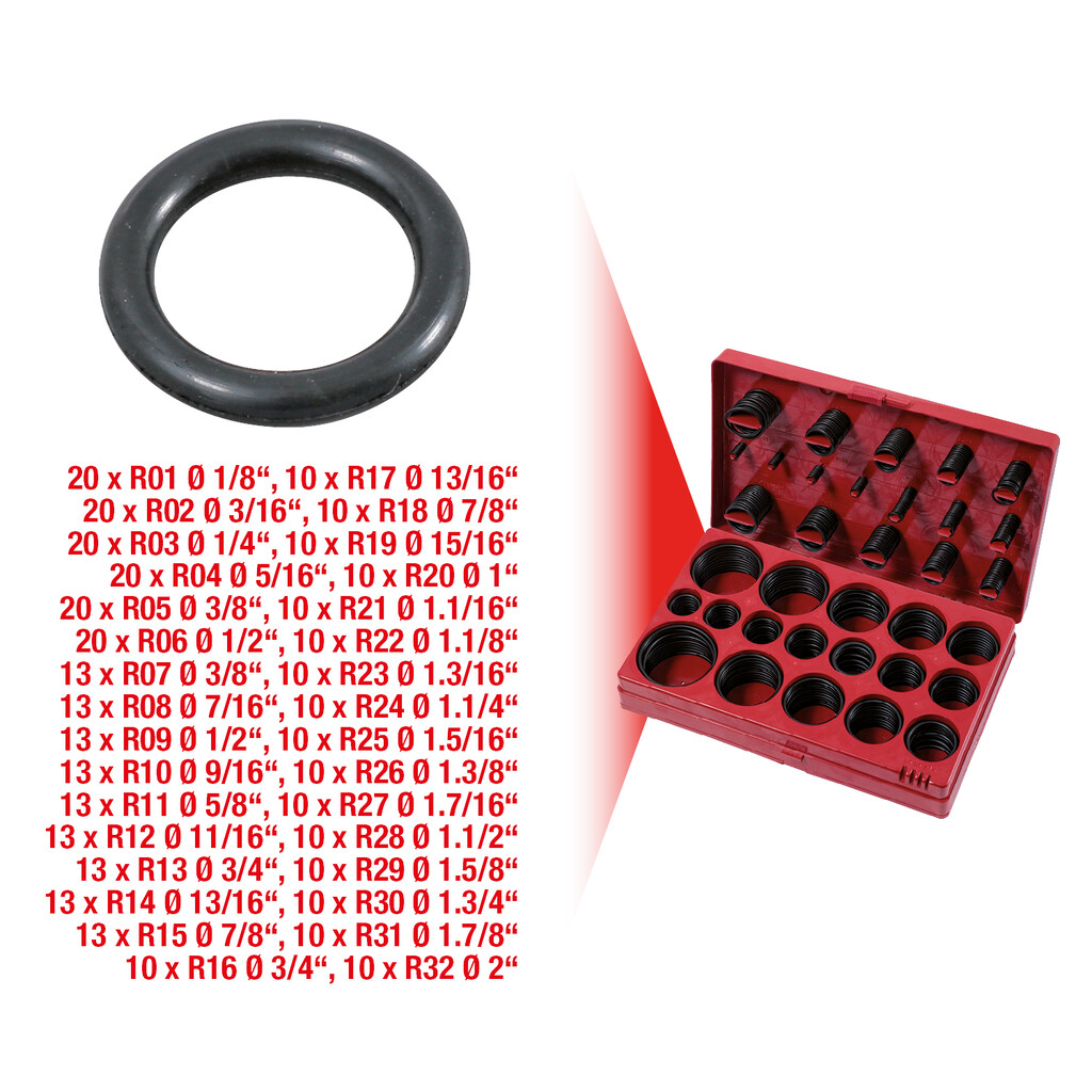 Sortiment O-Ringe,SAE,407-tlg