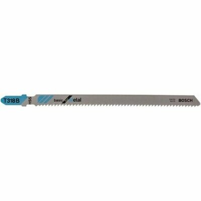 Stichsägeblatt BOSCH T 123 X dünne bis starke Bleche (1,5 - 10 mm),Rohre und Profile, inkl. Alu (3-30 mm)100 mm 5 Stück