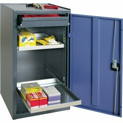 Werkzeug-/Beistellschrank taubenblau B 500 T 500 H 1000