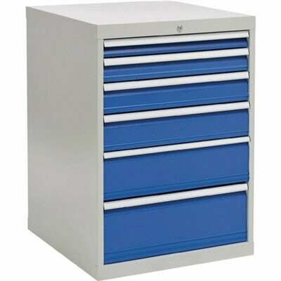 Schubladenschrank signalblau, RAL 5005 H 1019