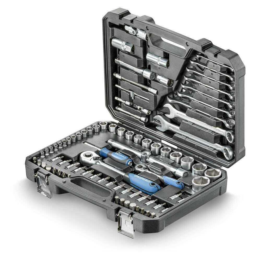 STECKSCHLÜSSEL-SATZ 1/4" + 1/2", 82-tlg.