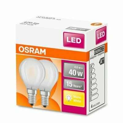 LED Classic P Retrofit 40/4W E14, matt, 470lm, Warm White