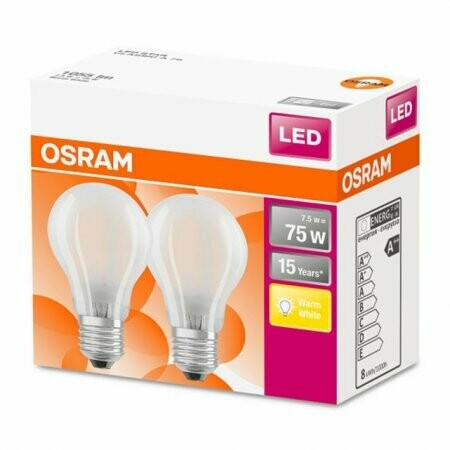 LED Classic A Star 75/7,5W E27, matt, 1055lm, Warm White