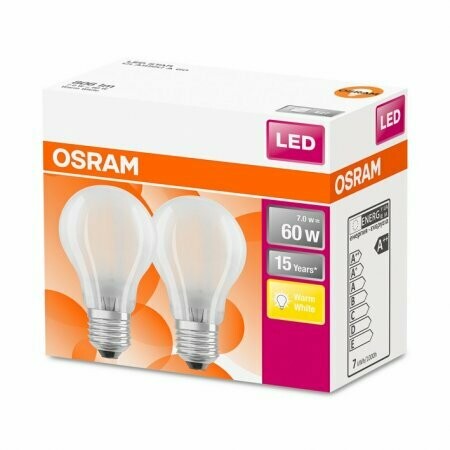 LED Classic A Star 60/7W E27 matt, 806lm, Warm White