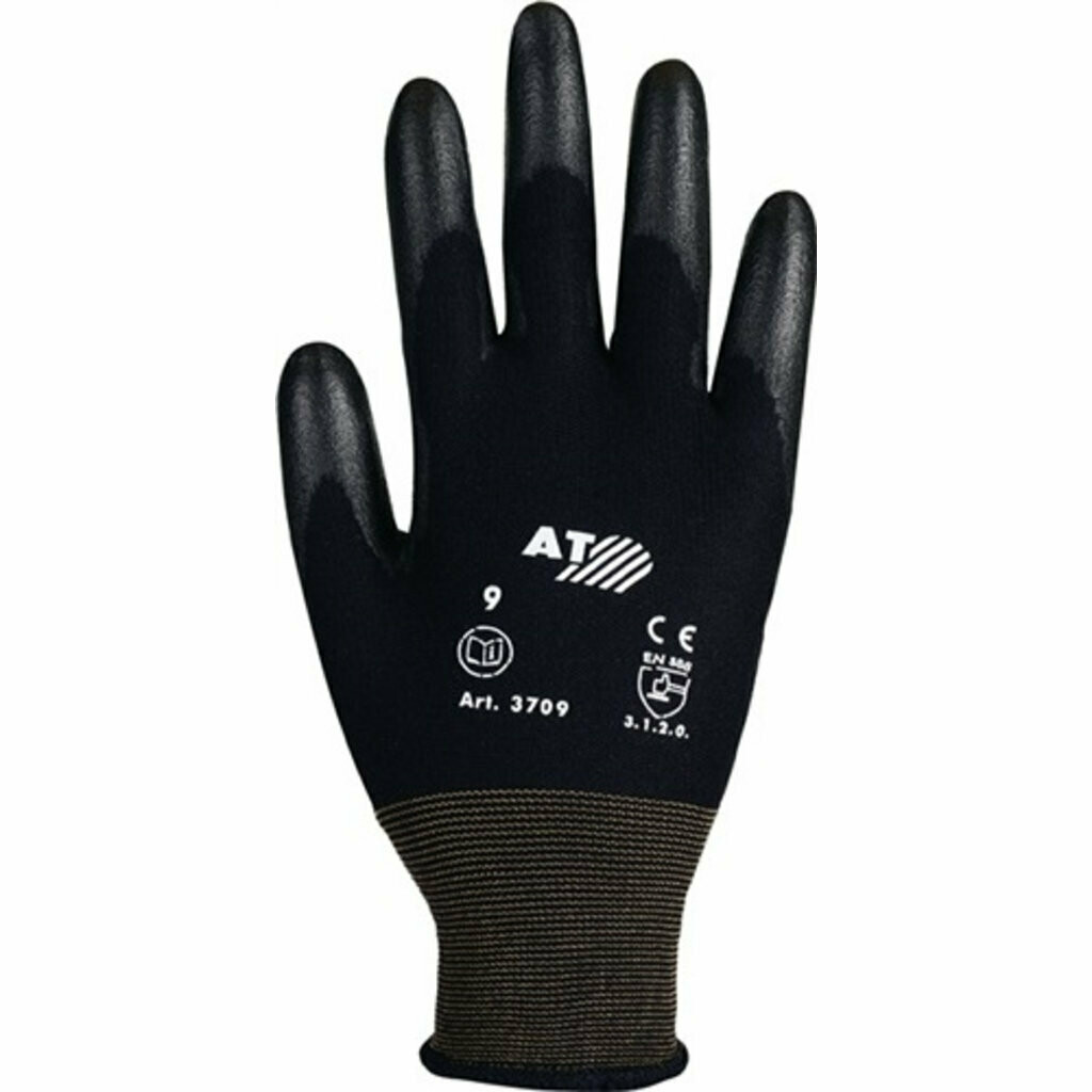 Handschuhe Gr.9 schwarz PA  12 Paar