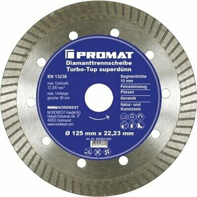 Diamanttrennscheibe Turbo-Top D.115mm Bohr.22,23mm