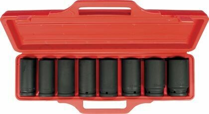 Kraftsteckschlüssel-Satz 8-tlg.3/4"22-38mm 6-kant