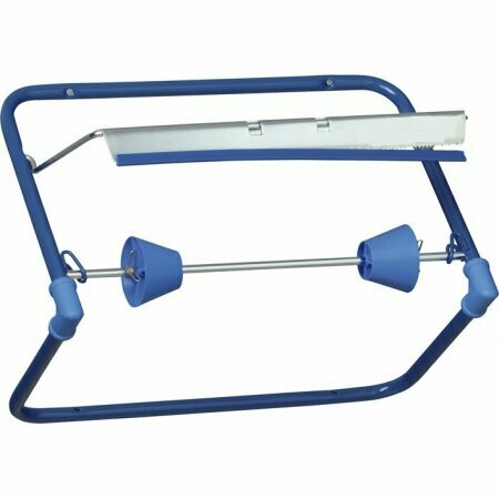 Wandhalter für Grossrollen bis 40cm, Metall blau
