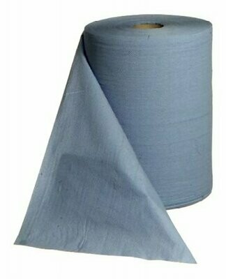 Papierrolle blau 3-lagig Industrie 38x36cm 1000 Blatt
