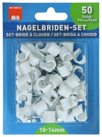 Kabelbriden 10-14mm ws à 50 Stück
