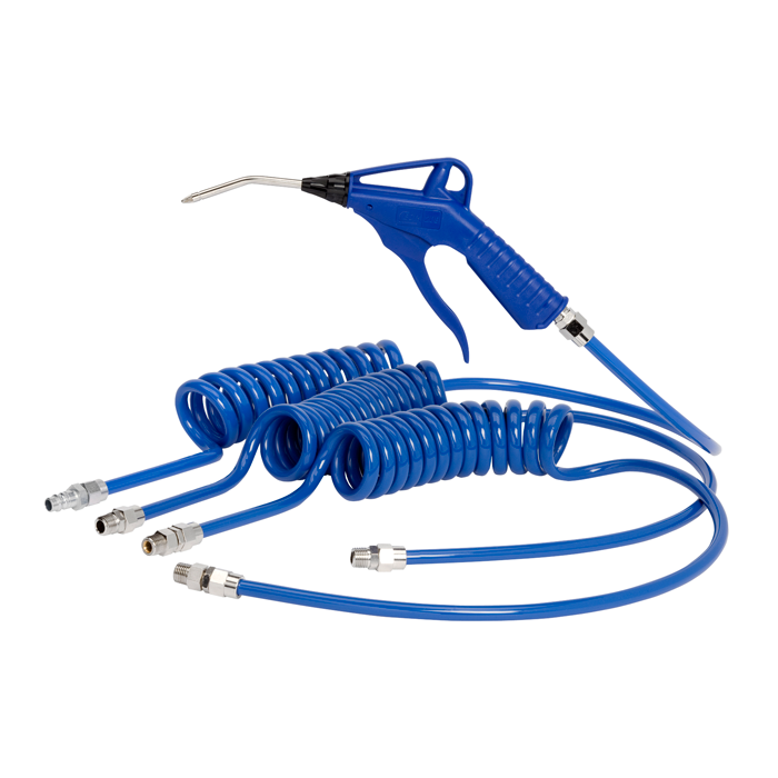 CEJN-PUR-Spiralschl.-Set + BP Ø 6.5x10, mit Blaspist., 6m