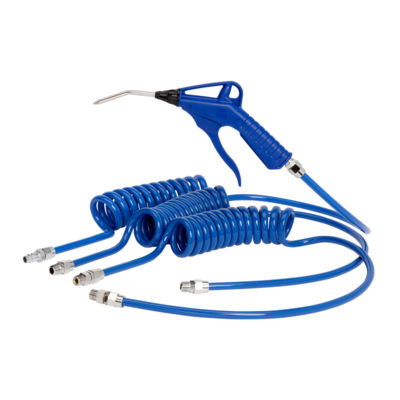 CEJN-PUR-Spiralschl.-Set + BP Ø 6.5x10, mit Blaspist., 6m