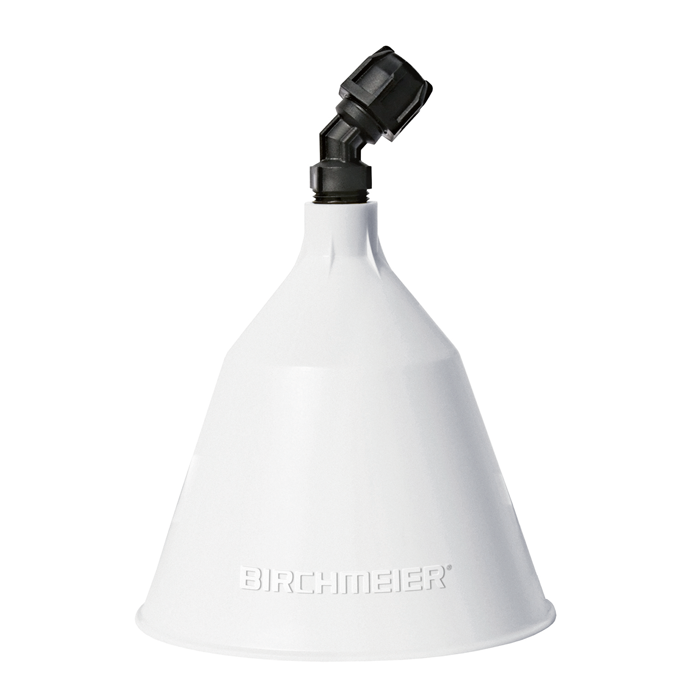 Sprühschirm rund 12.5cm weiss steckbar