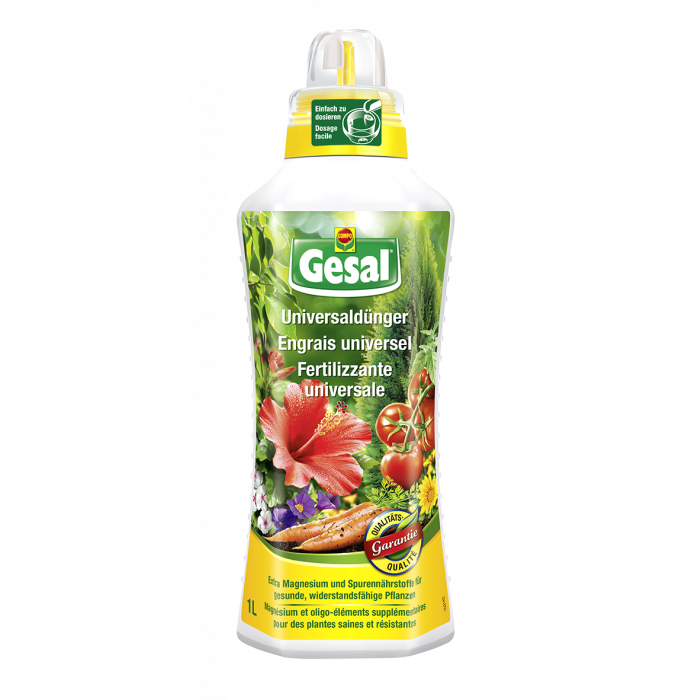 Gesal Universaldünger 1 lt. Flüssigdünger, Dossierhilfe