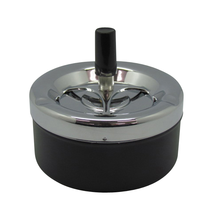 Schleuderaschenbecher schwarz ø11cm