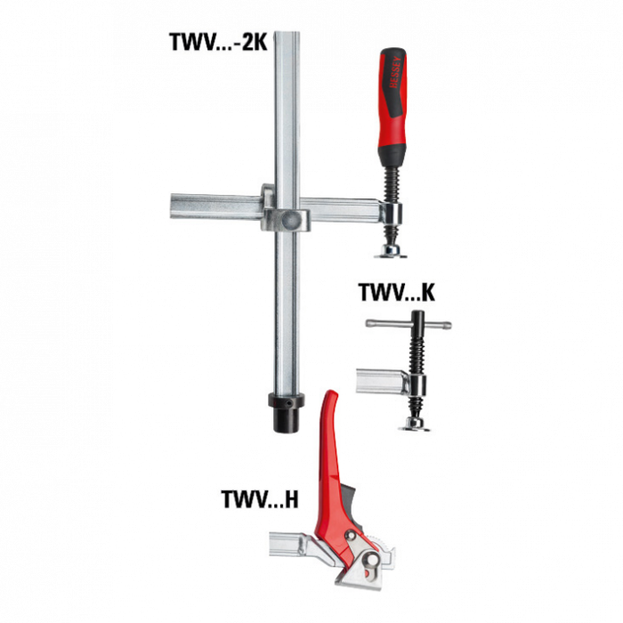 Spannelement f. Schweisstische TW16-20-10-2K 200/100 (2K-Griff)