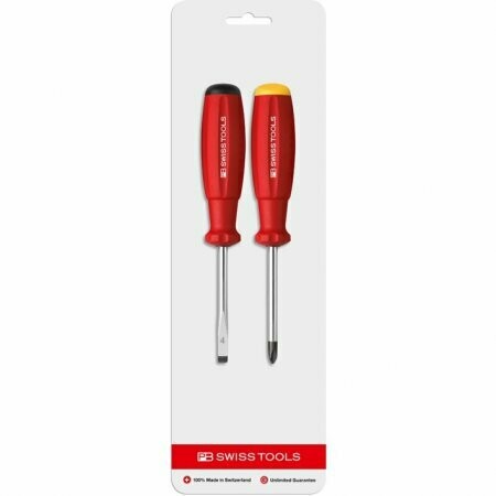 Schraubenzieher-Satz Kombi 2tlg SwissGrip PB 8262.CN