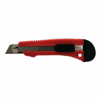 Messer, Kunststoff, mit Metallführung , 18 mm