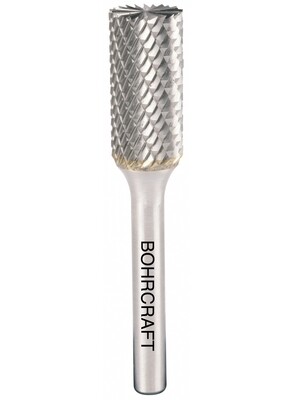 Frässtift HSS Zylinder Form B Stirnverzahnung 6 mm