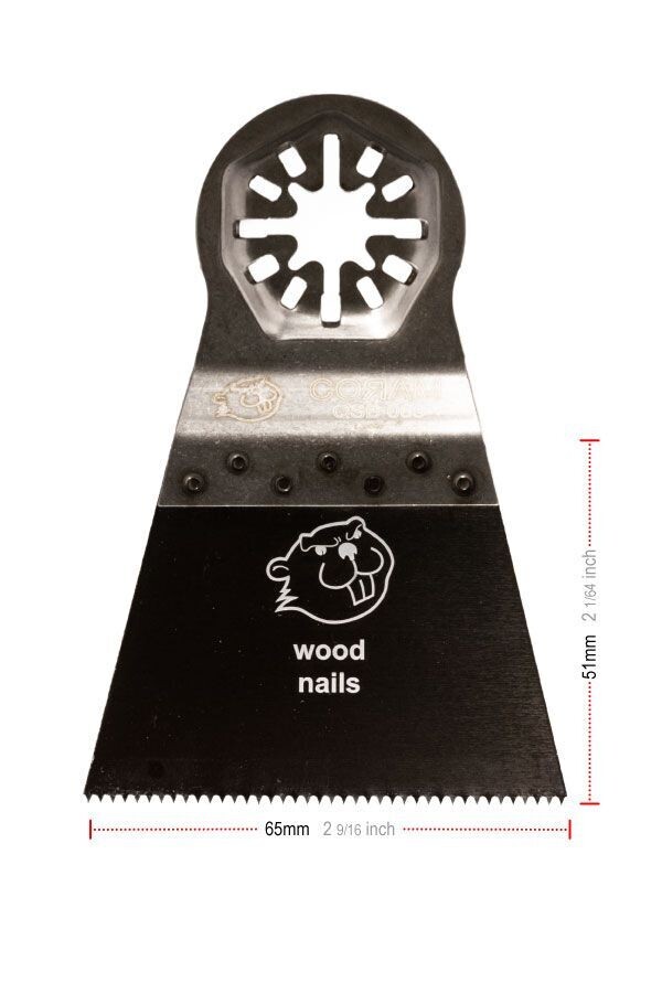 CORAM B-Cut Sägeblatt mit Q-Linie Bi-Metall,Spitzverzahnt 65 mm