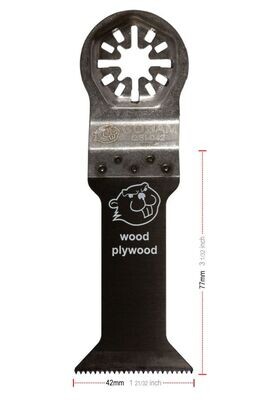 CORAM B-Cut Sägeblatt mit Q-Linie Spitzverzahnt 42 mm