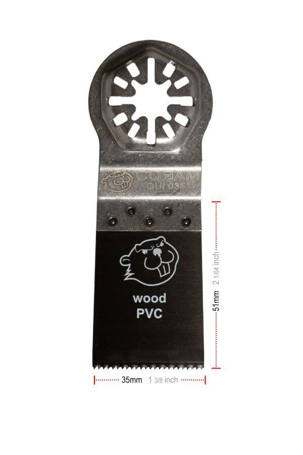 CORAM B-Cut Sägeblatt mit Q-Linie Universalverzahnt 35 mm