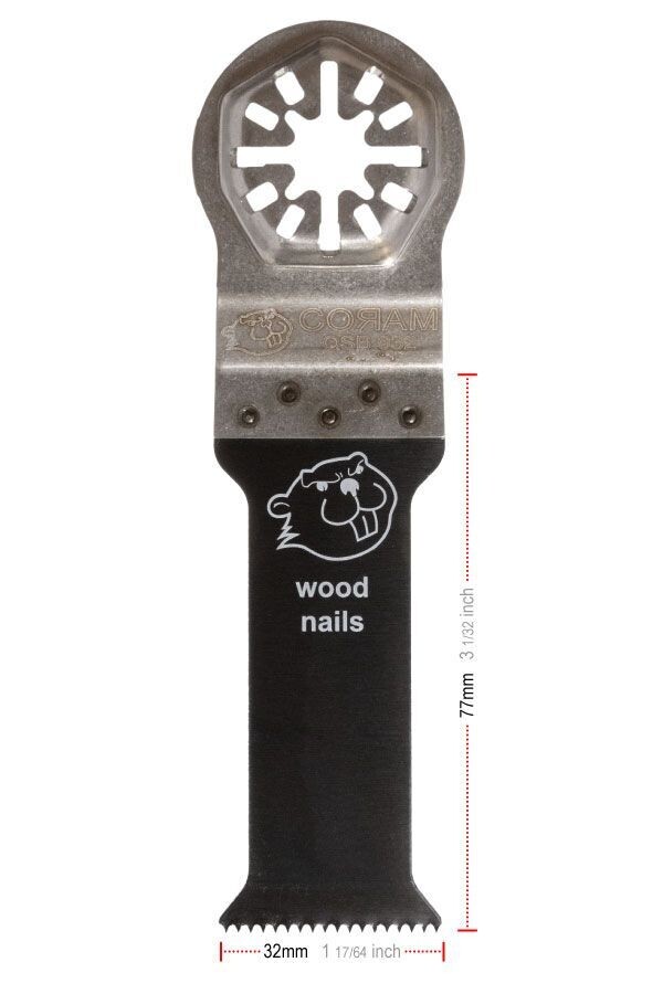 CORAM B-Cut Sägeblatt mit Q-Linie Bi-Metall,Universalverzahnt 28 mm