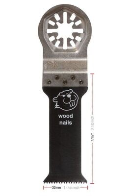 CORAM B-Cut Sägeblatt mit Q-Linie Bi-Metall,Radikalverzahnt 32mm
