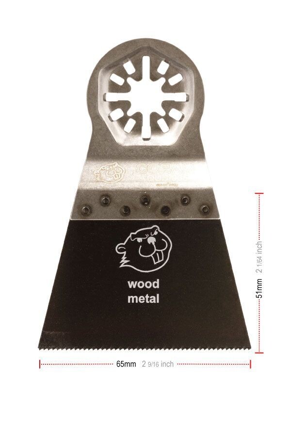 CORAM B-Cut Sägeblatt mit Q-Linie Bi-Metall,Universalverzahnt 65 mm