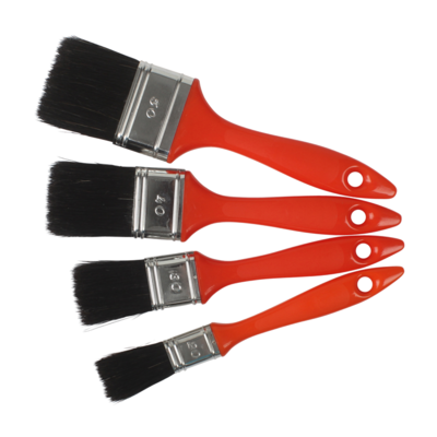 Lackierpinsel-Set 4 Stk. 20 30 40 50 mm